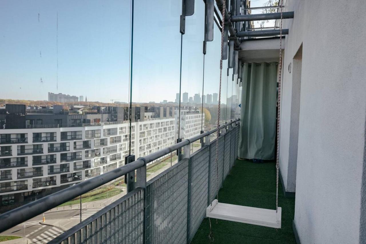 Dwupoziomowy, Rodzinny Apartament. Ochrona, Garaz. Варшава Экстерьер фото