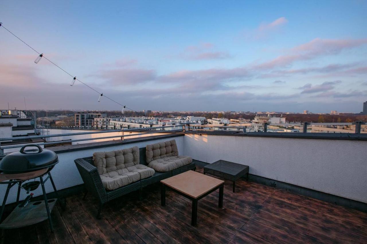 Dwupoziomowy, Rodzinny Apartament. Ochrona, Garaz. Варшава Экстерьер фото